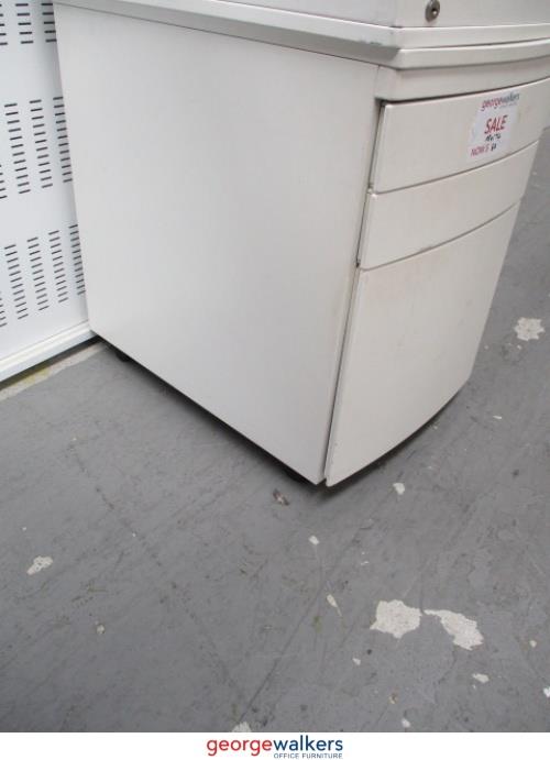 PR4174 - Cream Mobile Drawers - George Walkers Office Furniture Megastore