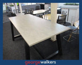 PR6187  Grey  Melteca Bar Leaner Height Table - George Walkers Office Furniture Megastore