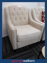 HB6  Linen  High Back Occasional Chair - George Walkers Office Furniture Megastore
