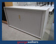 PR5958  White  Tambour - George Walkers Office Furniture Megastore