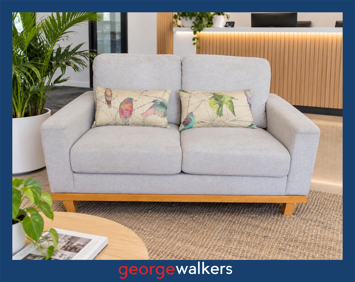 Couch – Reception – 2 seater – Grey – PR6998
