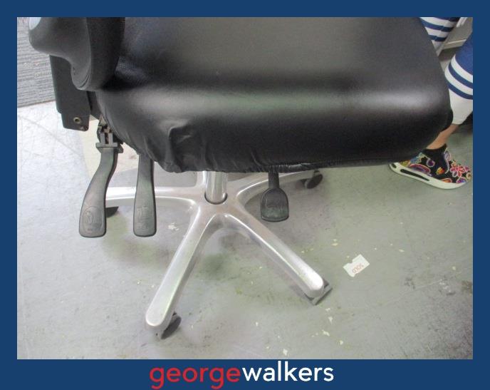 PR5827  Black Buro Office Chair - George Walkers Office Furniture Megastore