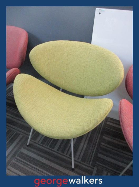 HB1Y  Yellow Anna D Designer Armchair