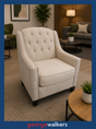 HB6  Linen  High Back Occasional Chair - George Walkers Office Furniture Megastore