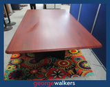 PR6201  Mahogany Colour  Meeting Table - George Walkers Office Furniture Megastore