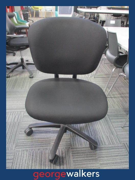 PR6700  Black Haworth Improv H.E. XL Heavy Duty Office Chair - George Walkers Office Furniture Megastore