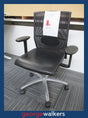 PR6412  Black Dauphin Centro Office Chair - George Walkers Office Furniture Megastore