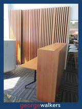 Wall panels - Solid oak timber slats - Architectural feature wall - PR7053
