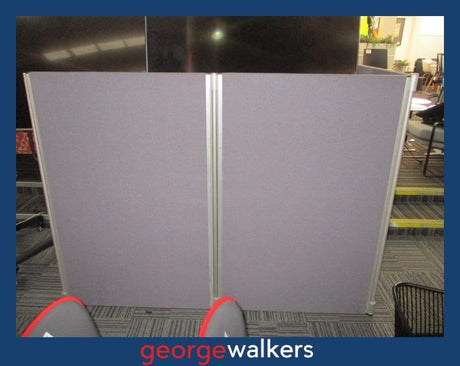 PR6057  Blue  Partition Set - George Walkers Office Furniture Megastore