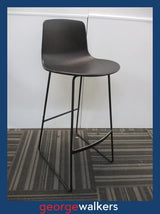 PR6300  Black UFL Barstool - Award Winning Enea Lotus Design - Original RRP $700 - George Walkers Office Furniture Megastore