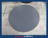 Coffee table - UFL - Round - Chrome pedestal base - PR7046