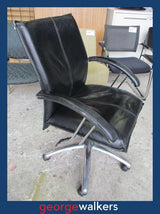 VL61  Leather  Meeting Room Chair - George Walkers Office Furniture Megastore