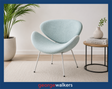 HB1B  Blue Anna D Designer Armchair - George Walkers Office Furniture Megastore