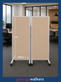 Divider - Mobile Display - 1500 x 900mm - Beige - N80549 - George Walkers Office Furniture Megastore