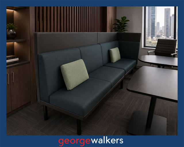 MODULAR SEATING – 2 PIECE – ZENITH COMMERCIAL – 1.2M HIGH BACK – PR6871 - George Walkers Office Furniture Megastore