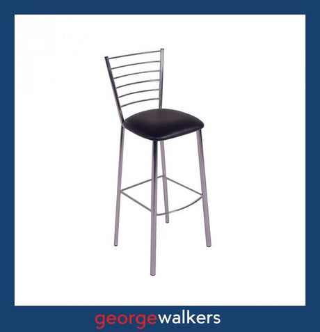 PR6010  Black/Grey Cellini Barstool - George Walkers Office Furniture Megastore