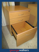 Maple Melteca 3 Drawer Mobile