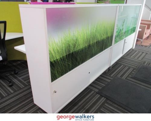 PR5751 - White  Reception Desk - George Walkers Office Furniture Megastore