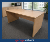 PR5278 - Tawa Straight Desk - George Walkers Office Furniture Megastore