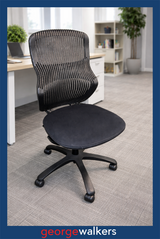 PR6427  Black Formway BE Task Chair - George Walkers Office Furniture Megastore