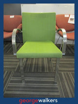 RECEPTION CHAIR – SEGIS BARTOLI DESIGNER – GREEN – RRP $700+ – PR6813