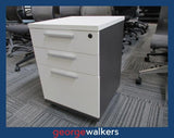 PR6301  Grey  3 Drawer Mobile - George Walkers Office Furniture Megastore