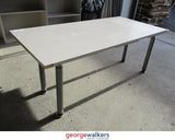 MK52 - Silver Strata Meeting Table - George Walkers Office Furniture Megastore