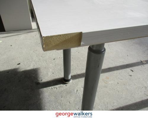 MK52 - Silver Strata Meeting Table - George Walkers Office Furniture Megastore