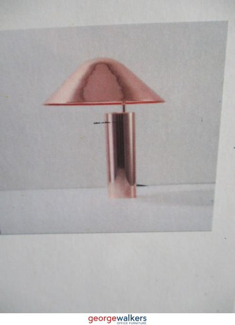 PR211 - Rose Gold Table Lamp - George Walkers Office Furniture Megastore