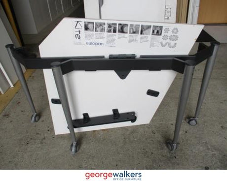 PR3600 - White Europlan Flip Table - George Walkers Office Furniture Megastore