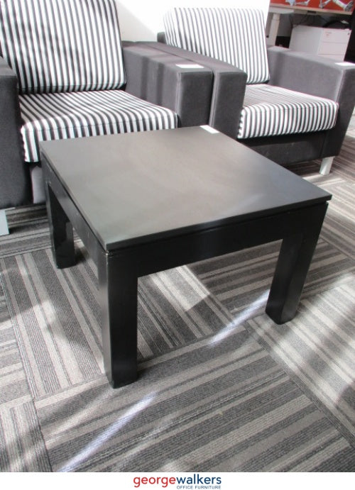 Coffee Table Black Woodgrain Second Hand Office Furniture