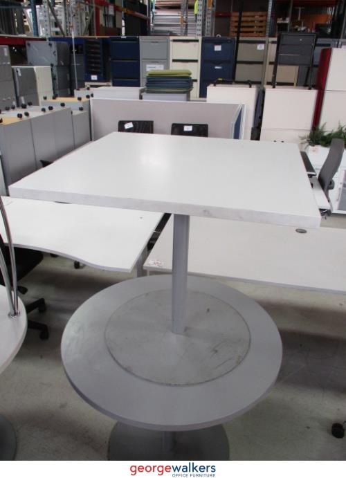 PR4832 - White Café Table - George Walkers Office Furniture Megastore