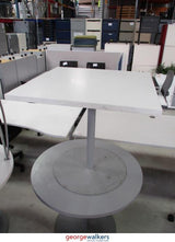 PR4832 - White Café Table - George Walkers Office Furniture Megastore