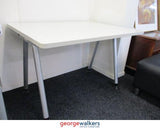 PR4844 - Ash Straight Desk - George Walkers Office Furniture Megastore
