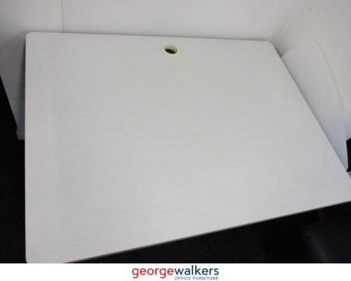 PR4844 - Ash Straight Desk - George Walkers Office Furniture Megastore