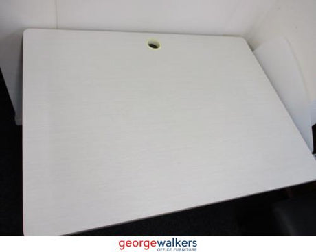 PR4844 - Ash Straight Desk - George Walkers Office Furniture Megastore