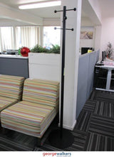 PR4938 - Black Coat Rack - George Walkers Office Furniture Megastore