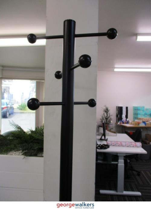 PR4938 - Black Coat Rack - George Walkers Office Furniture Megastore
