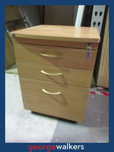 Tawa Melteca  3 Drawer Mobile with Key