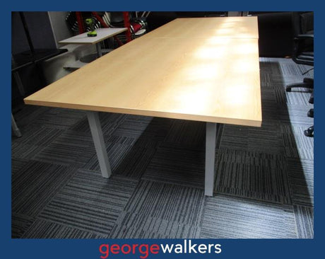PR6249  Light Tawa  Boardroom Tables - Modular Set - George Walkers Office Furniture Megastore