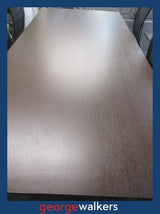 Boardroom table - Large meeting table - Chocolate woodgrain - 2.4m - PR7055
