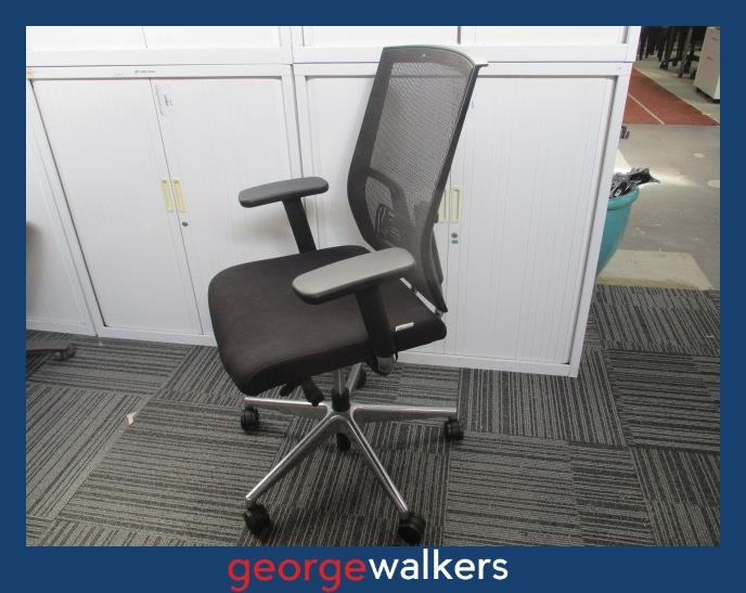 PR6001  Black DB Interiors Office Chair - George Walkers Office Furniture Megastore