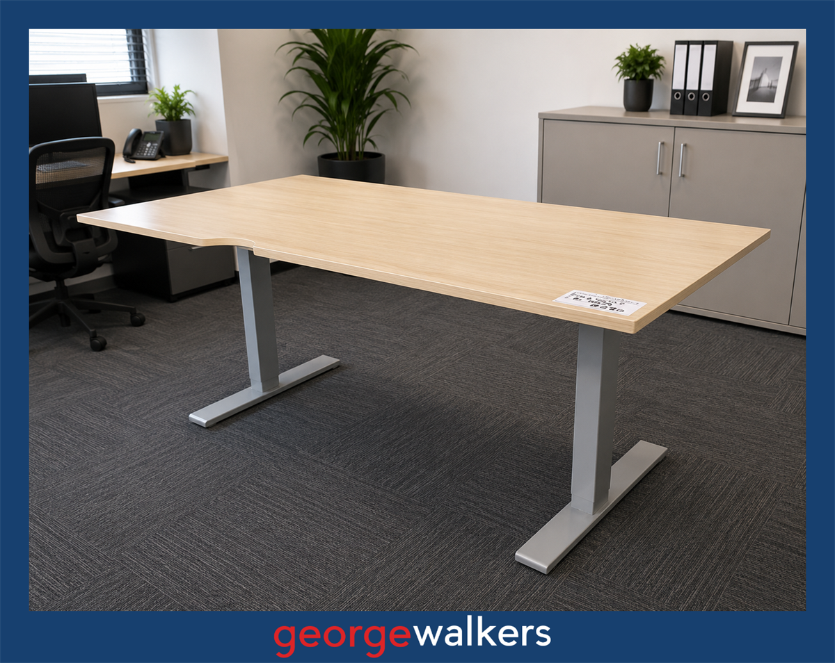Desk 1800mm Maple Melteca