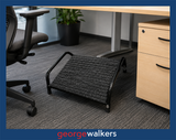 VL99  Black  Large Flute Footrest - George Walkers Office Furniture Megastore