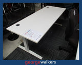 PR6255  White Linak Electric Desk 1.8M