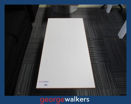 PR6222  White  Coffee Table - George Walkers Office Furniture Megastore