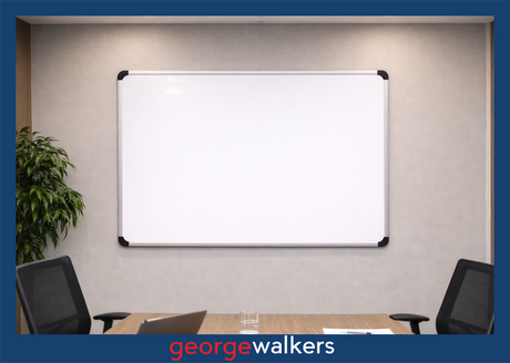 PR6674    Wall Mount Whiteboard - George Walkers Office Furniture Megastore