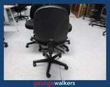 PR6322  Black Eden Tag 2.40 Mid Back Office Chair - George Walkers Office Furniture Megastore