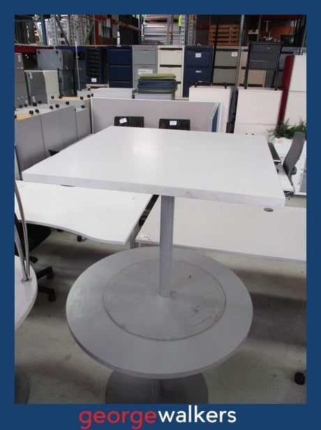 PR4832 - White Cafe Table - George Walkers Office Furniture Megastore