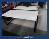 PR6705  White  Desk 1.8M - George Walkers Office Furniture Megastore